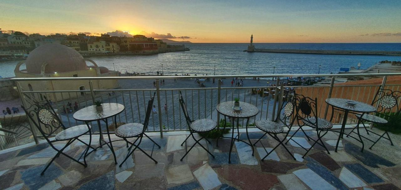 Amphitrite Hotel Chrissi Akti Chania Exterior foto
