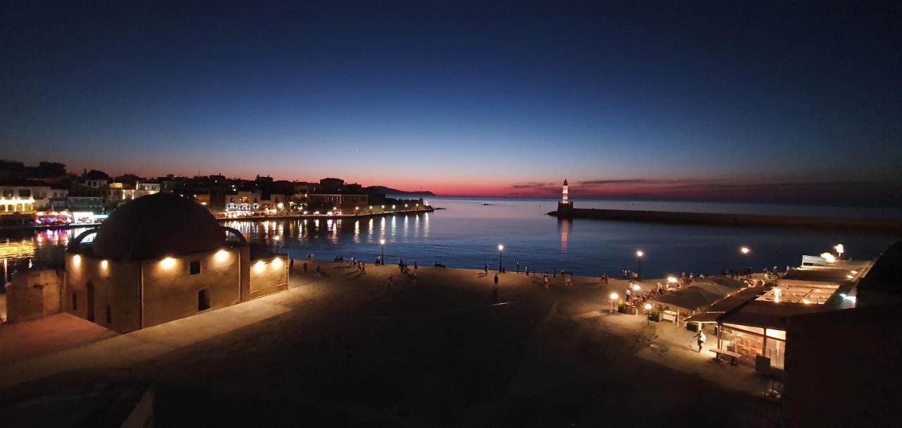 Amphitrite Hotel Chrissi Akti Chania Exterior foto