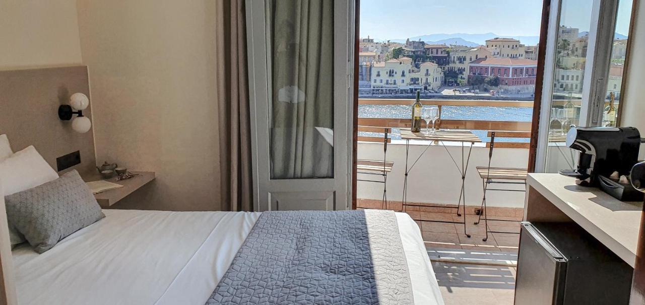 Amphitrite Hotel Chrissi Akti Chania Exterior foto