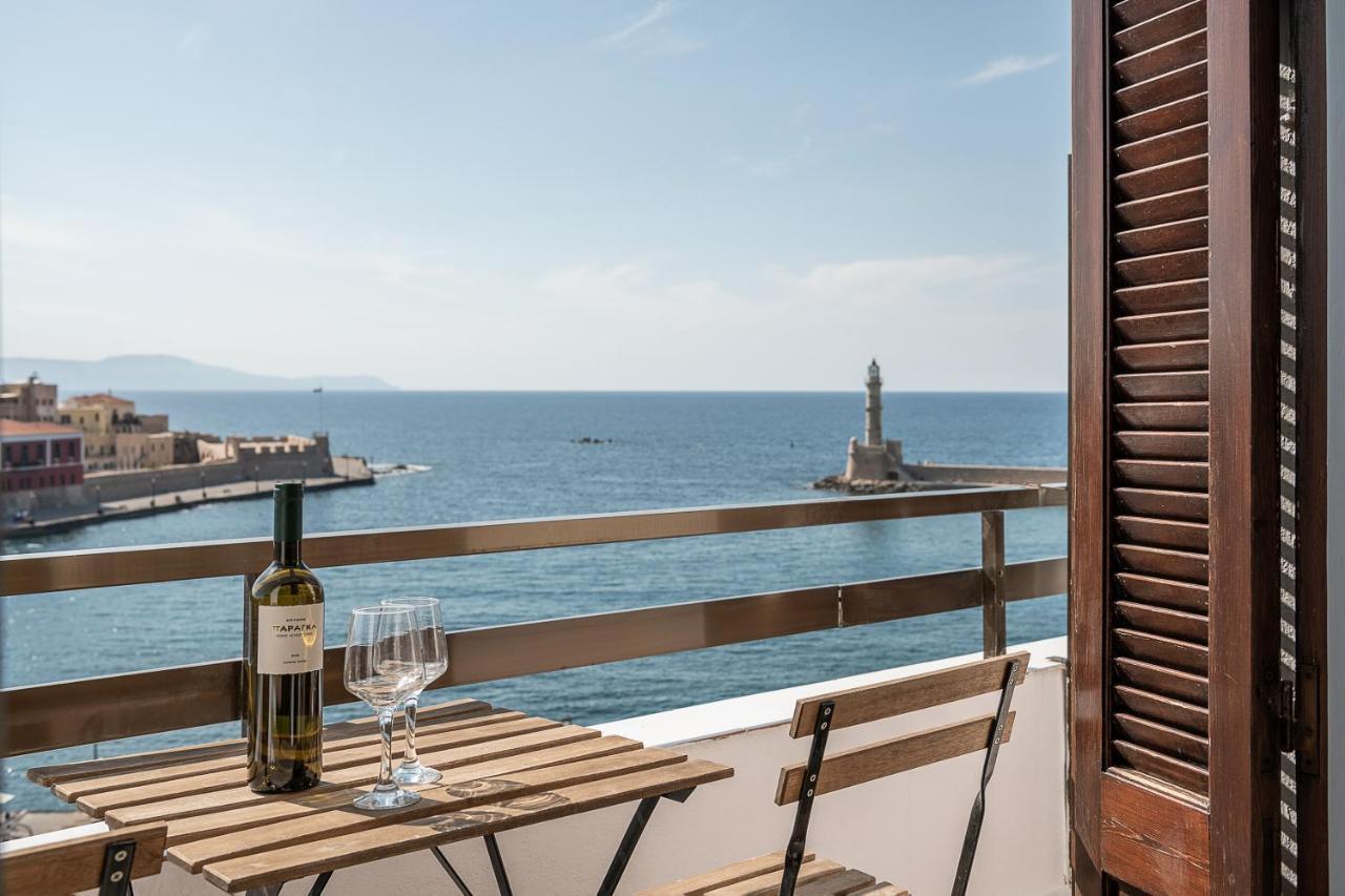 Amphitrite Hotel Chrissi Akti Chania Exterior foto